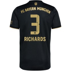 Camisola Bayern de Munique Omar Richards 3 Equipamento Segundo 2021-2022 Manga Curta